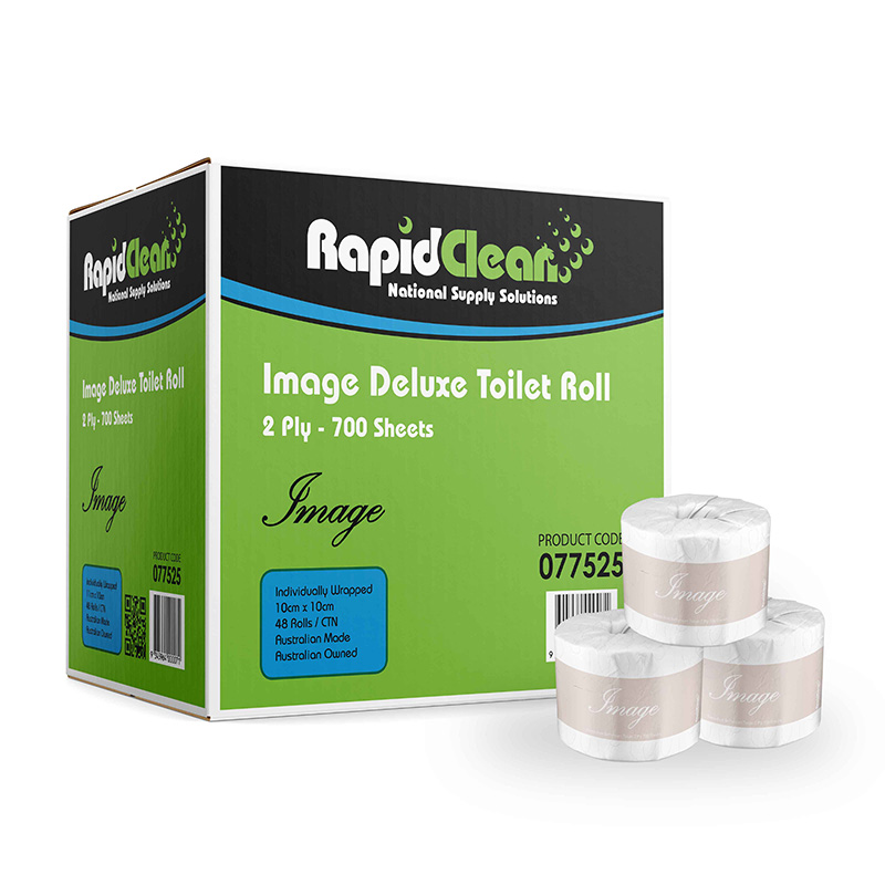 RapidClean Image Deluxe Toilet Tissue Roll 400s - 700s - Image 6