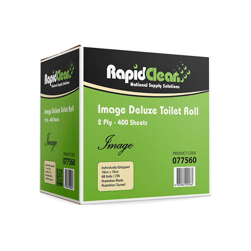 RapidClean Image Deluxe Toilet Tissue Roll 400s - 700s - Image 4