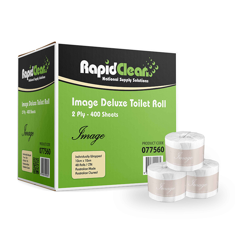 RapidClean Image Deluxe Toilet Tissue Roll 400s - 700s - Image 5