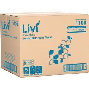 LIVI ESSENTIALS 2PLY JUMBO ROLLS