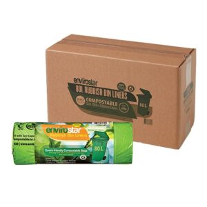 Envirostar 80L Compostable Bin Liner 23um - ESCB080