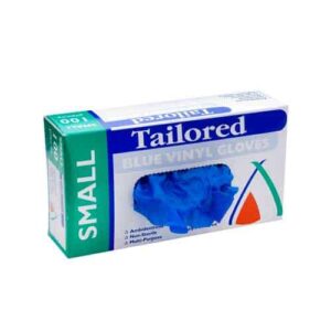 HTP Blue Vinyl Gloves - Lightly Powdered