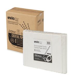Envirostar Cocktail Paper Straws 5mm