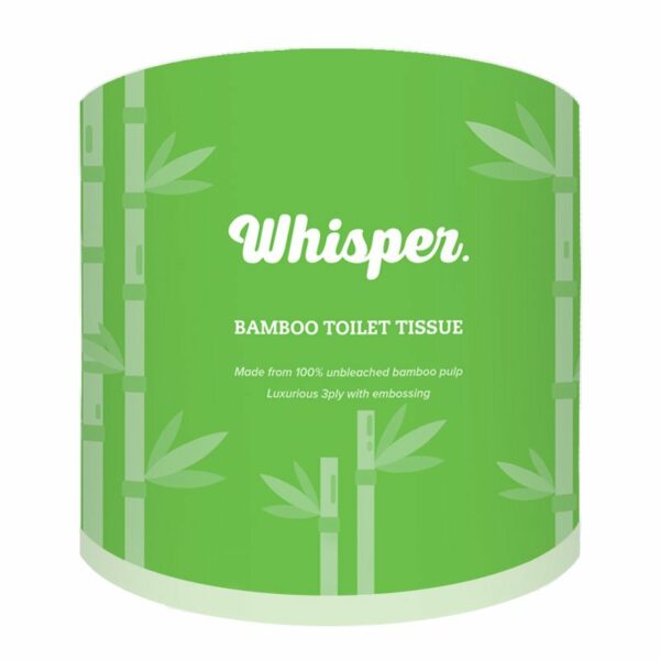 Whisper Bamboo Toilet Roll 3Ply 230 Sheets