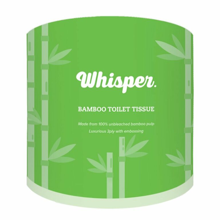 Whisper Bamboo Toilet Roll 3Ply 230 Sheets