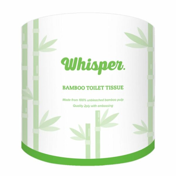 Whisper Bamboo Toilet Tissue 2Ply 330 sheets