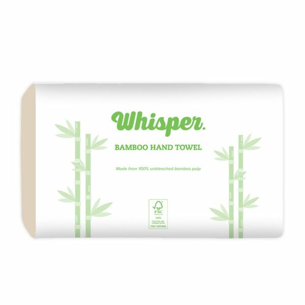 Whisper Bamboo Multifold Hand Towel 1 Ply