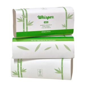 Whisper Bamboo Multifold Slim Paper Hand Towel