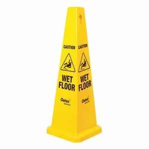 Oates Large Caution Wet Floor Cone - 1040mm High - RapidClean