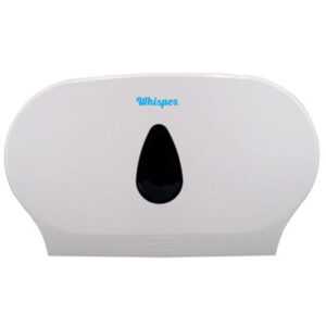 Whisper Double Jumbo Toilet Roll Dispenser