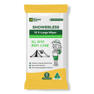 Great Aussie Wipes Showerless 10 Wipe Soft Pack