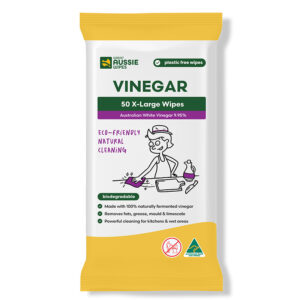 Great Aussie Wipes Vinegar Heavy Duty XL 50 Wipe Soft Pack