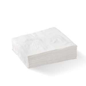 1-PLY 1/4 FOLD WHITE LUNCH BIONAPKIN