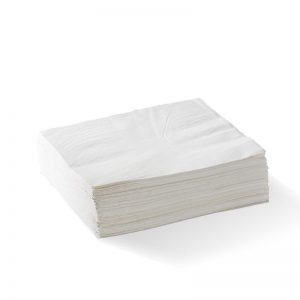 2-PLY 1/4 FOLD WHITE LUNCH BIONAPKIN