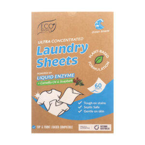 Eco Basics Laundry Sheets - Ocean Breeze (60 Sheets)