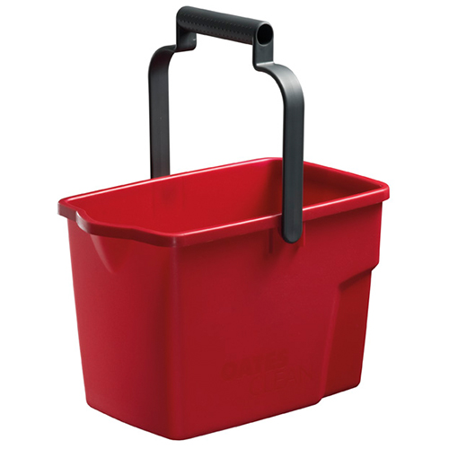 9L Plastic Bucket x 3 with Metal Handle and Pouring Spout Made in Australia