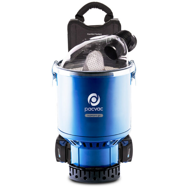Pacvac Superpro Go Cordless Backpack vacuum