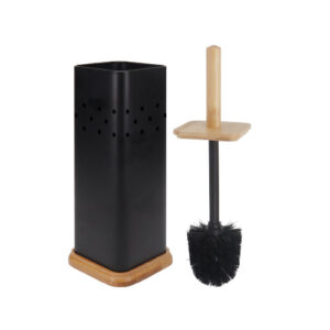 Eco Basics Square Toilet Set - Black