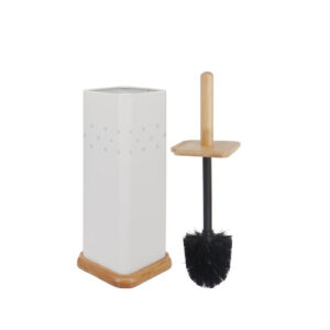 Eco Basics Square Toilet Set - White
