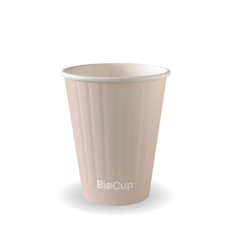 BioPak 280ml / 8oz Stone Aqueous Double Wall BioCup