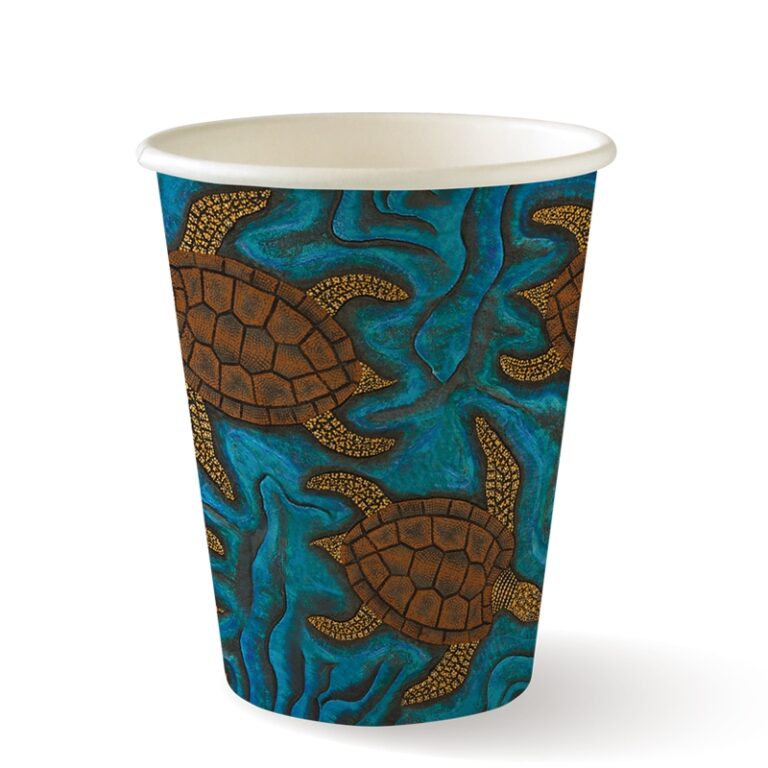 BioPak 8oz Single Wall Indigenous BioCup