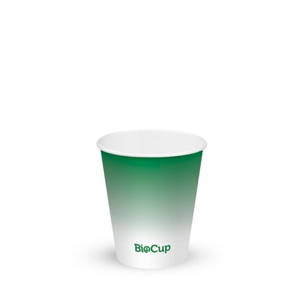 BioPak 200ml / 6oz Green Cold Paper BioCup