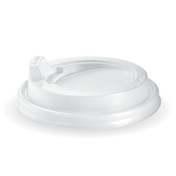 BioPak 90mm PS White Large Sipper Lid
