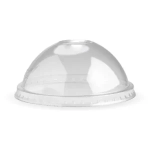 BioPak 240-960ml Clear Unbranded BioBowl Dome Lid