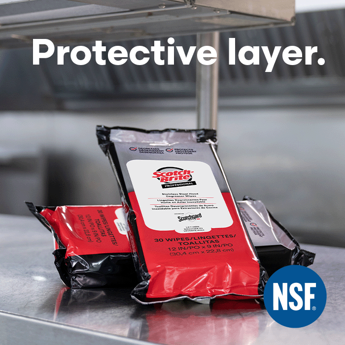 3M Scotch-Brite™ Kitchen Cleaner and Degreaser Wipes with Scotchgard™ Protector - Image 3
